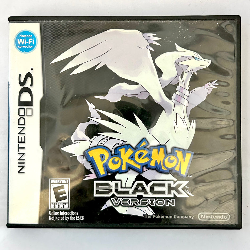 Pokemon Black Version - Nintendo DS / DSLite DSi XL - NTSC - Box & Manual (TWL-IRBO-USA)