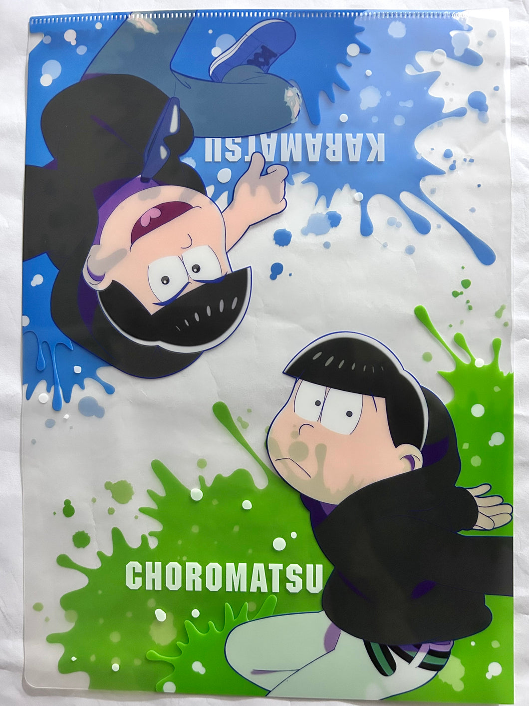 Osomatsu-san Parkour Matsu A4 Clear File Collection - Karamatsu & Choromatsu