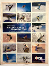 Cargar imagen en el visor de la galería, ESPN Winter X Games Snowboarding - PS2 Dreamcast GBC - Original Vintage Advertisement - Print Ads - Laminated A4 Poster
