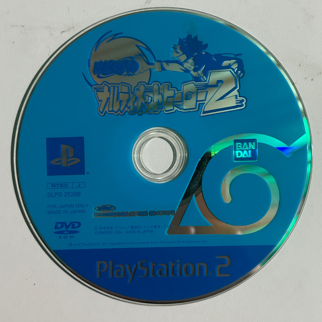 Naruto: Narutimate Hero 2 - PS2 - NTSC-JP - Disc (SLPS-25398)