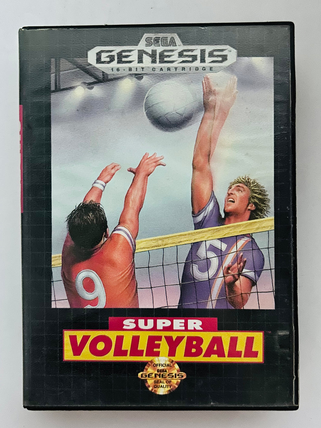 Super Volleyball - Sega Genesis - NTSC - Box & Manual (T-30016)