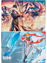 Cargar imagen en el visor de la galería, Genshin Impact - Tartaglia / Zhongli - Double-sided B3 Poster
