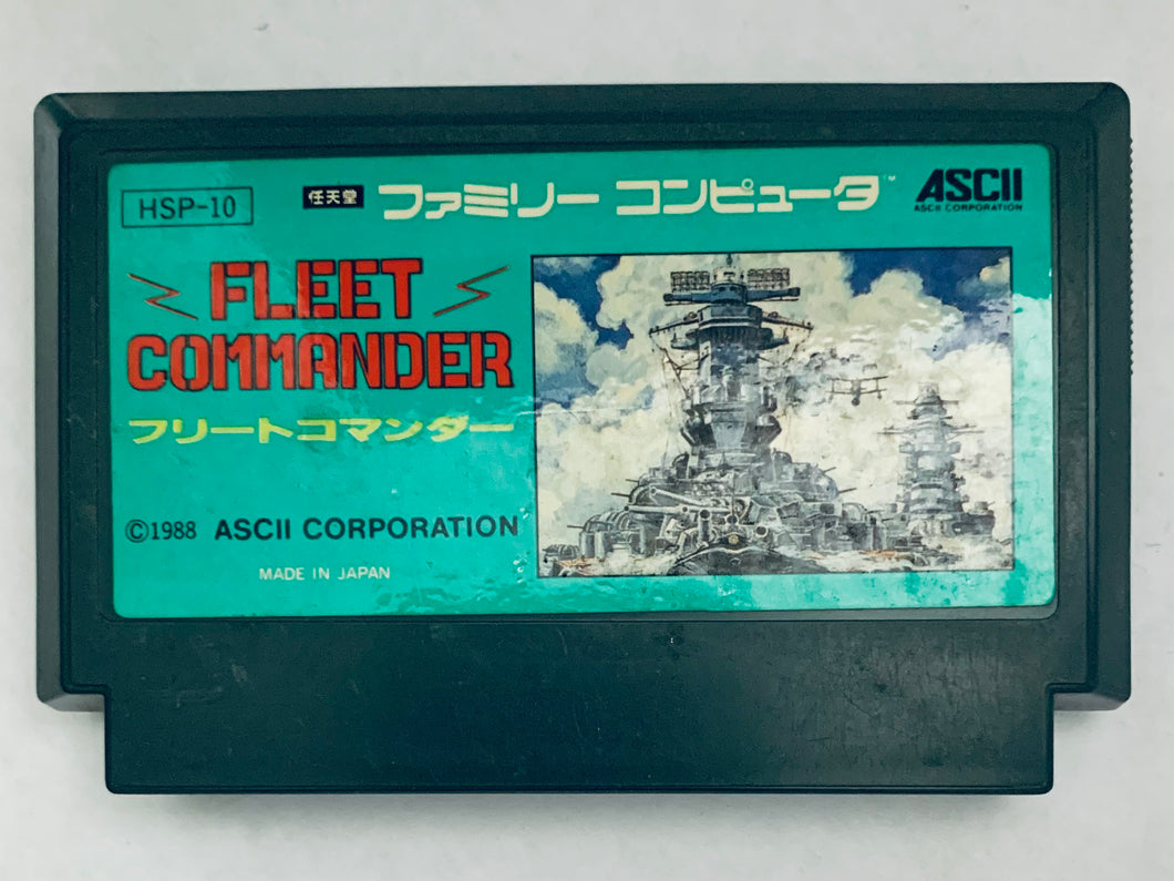 Fleet Commander - Famicom - Family Computer FC - Nintendo - Japan Ver. - NTSC-JP - Cart (HSP-10)