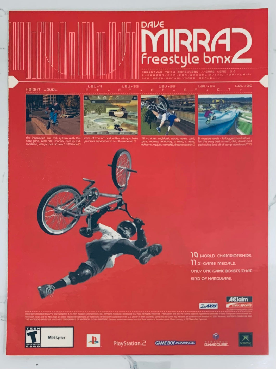 Dave mirra freestyle hot sale bmx 2 gba