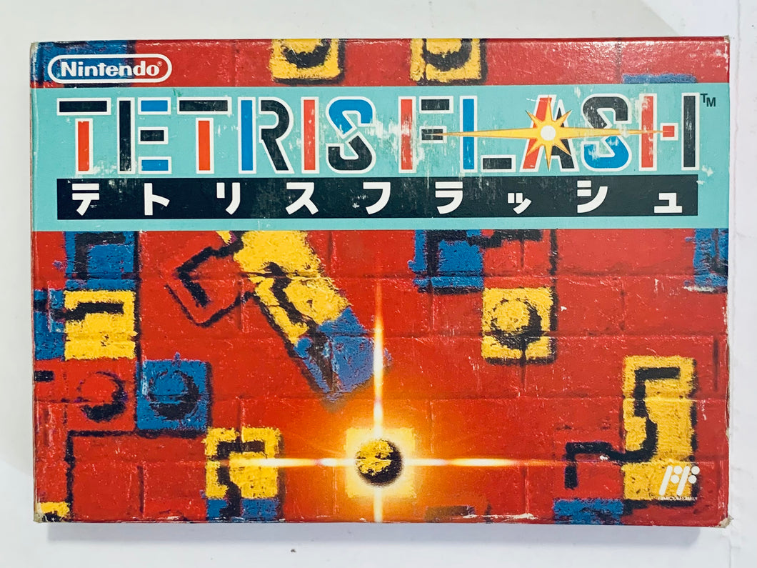 Tetris Flash - Famicom - Family Computer FC - Nintendo - Japan Ver. - NTSC-JP - CIB (HVC-TR)