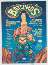 Cargar imagen en el visor de la galería, Battletoads - NES - Original Vintage Advertisement - Print Ads - Laminated A4 Poster
