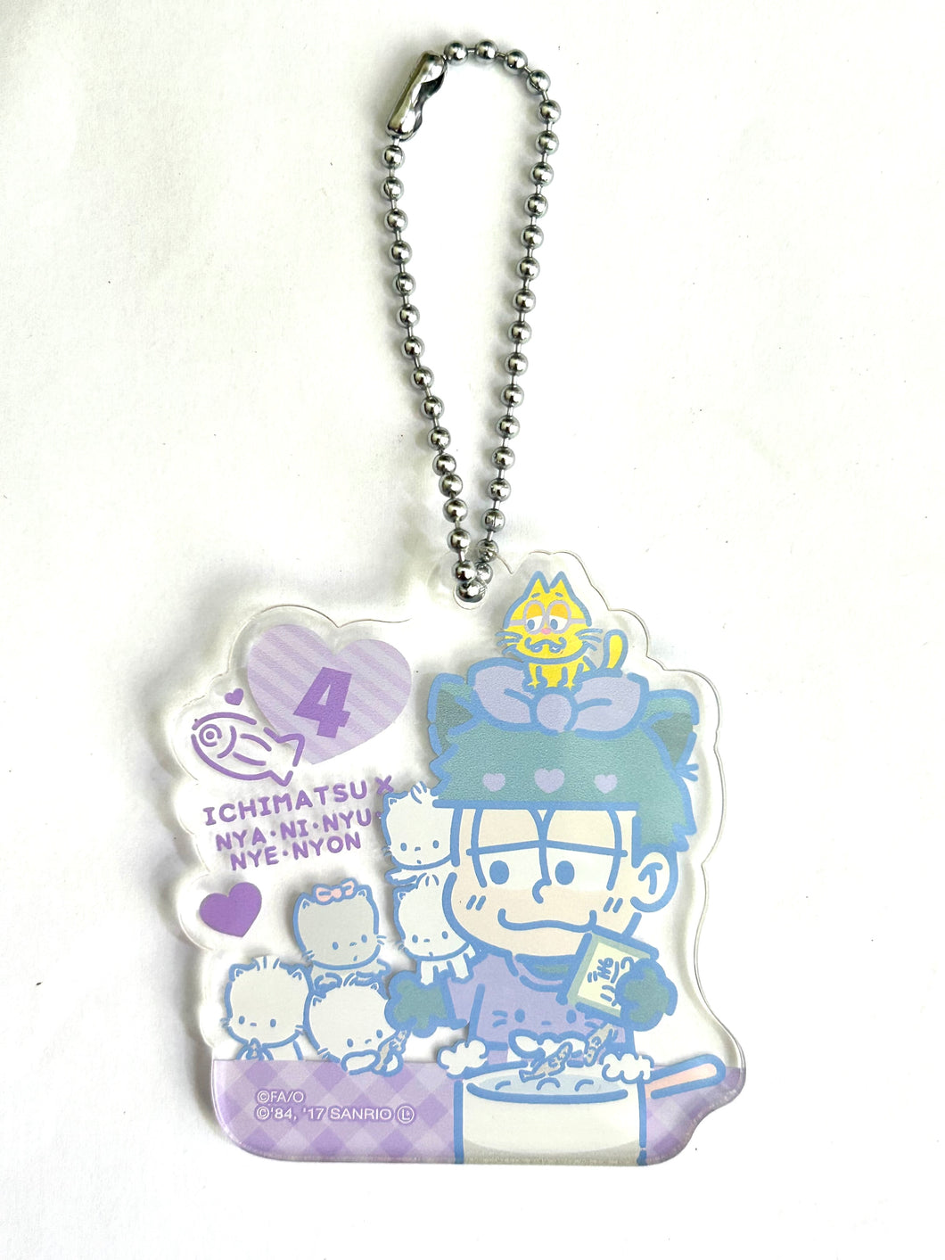 Osomatsu-san - ESP Nyanko - Matsuno Ichimatsu - Nya Ni Nyu Nye Nyon - Acrylic Keychain