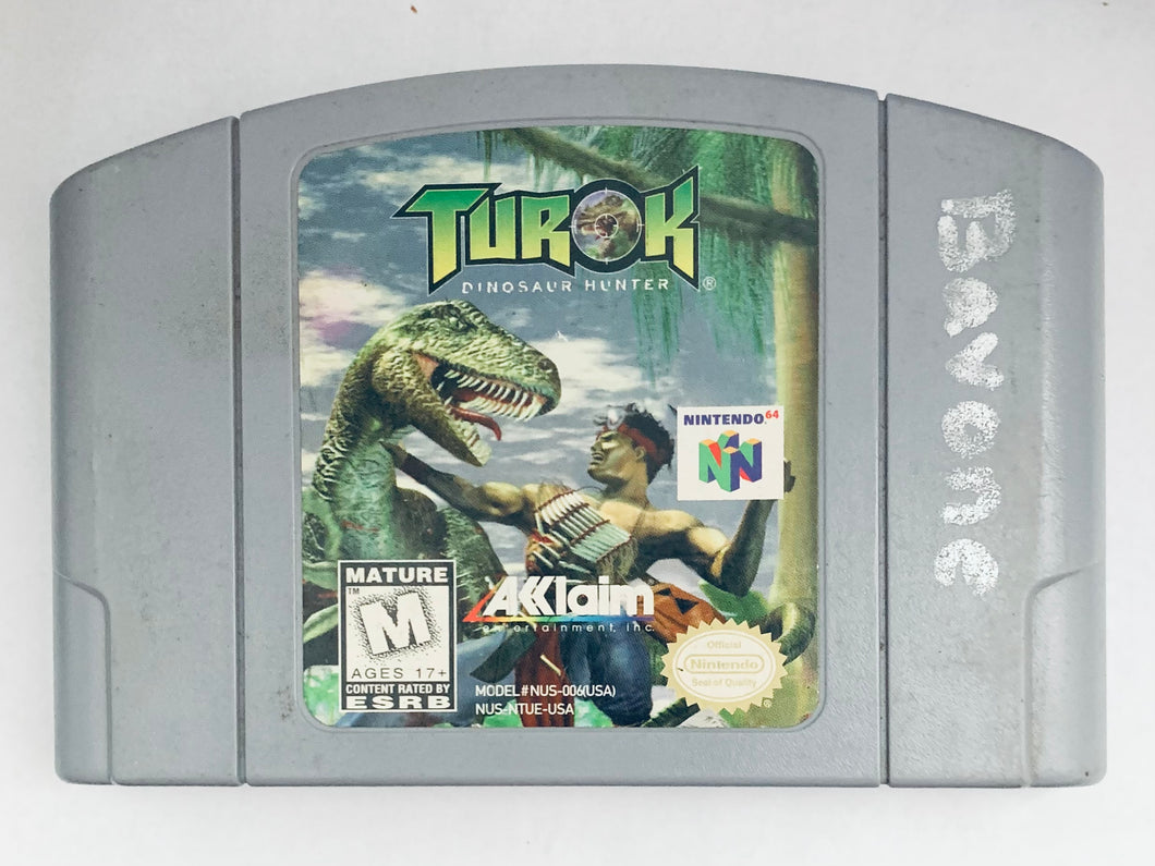 Turok: Dinosaur Hunter - Nintendo 64 - N64 - NTSC-US - Cart (NUS-NTUE-USA)