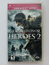 Load image into Gallery viewer, Medal of Honor Heroes 2 - PSP - PlayStation Portable - NTSC - Box &amp; Manual (ULUS-10310)
