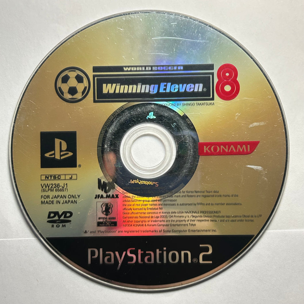 World Soccer Winning Eleven 8 - PlayStation 2 / PS2 - NTSC-JP - Disc (SLPM-65657)