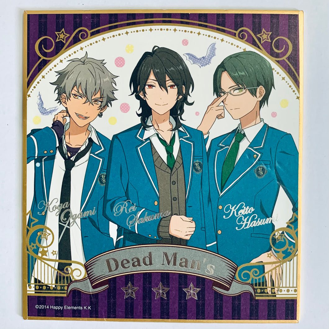 Ensemble Stars! - Hasumi Keito - Oogami Kouga - Sakuma Rei - Enstars! Visual Shikishi Collection 5