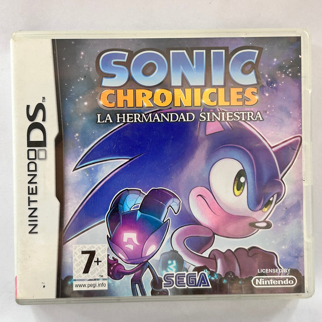Sonic Chronicles: La Hermandad Oscura - Nintendo DS / DSLite DSi XL - PAL - Box & Manual (NTR-CSNP-ESP)