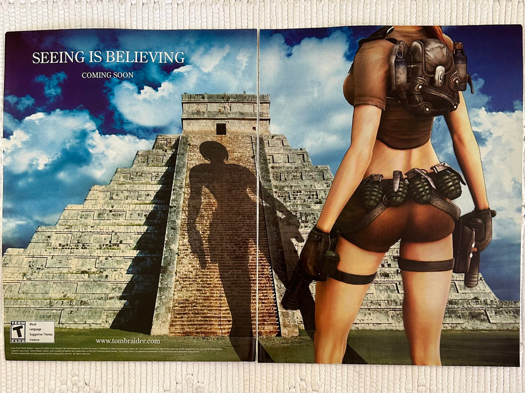 Tomb Raider: Legend - PS2 Xbox 360 PC - Original Vintage Advertisement - Print Ads - Laminated A3 Poster