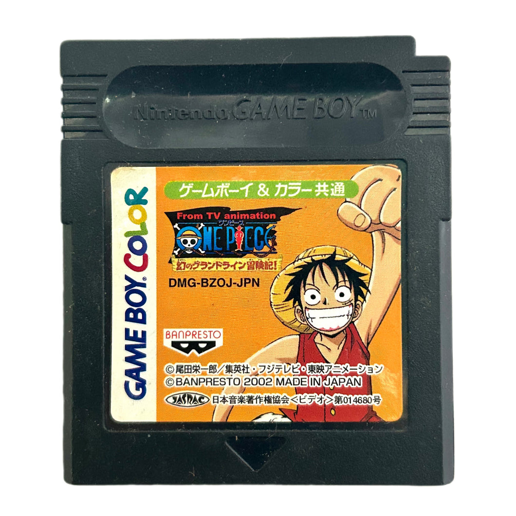 One Piece: Maboroshi no Grand Line Boukenki! - GameBoy Color - Game Boy - Pocket - GBC - JP - Cartridge (DMG-BZOJ-JPN)