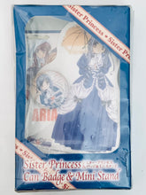 Cargar imagen en el visor de la galería, Sister Princess - Aria - Can Badge &amp; Mini Stand
