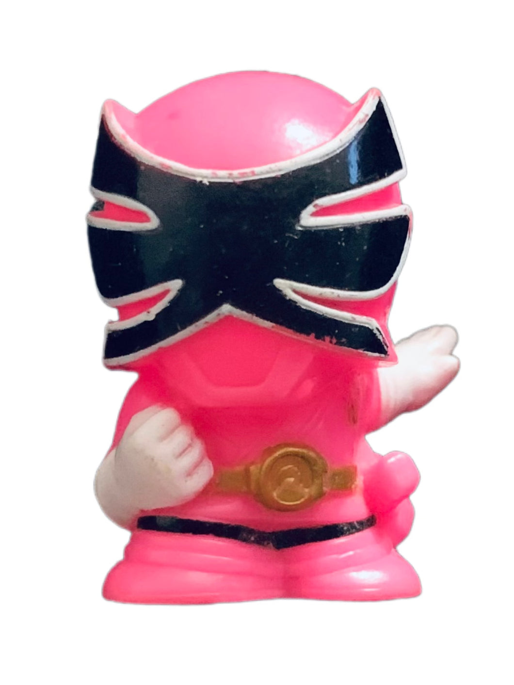 Samurai Sentai Shinkenger - Shinken Pink - Finger Puppet Doll - Chibikore Bag