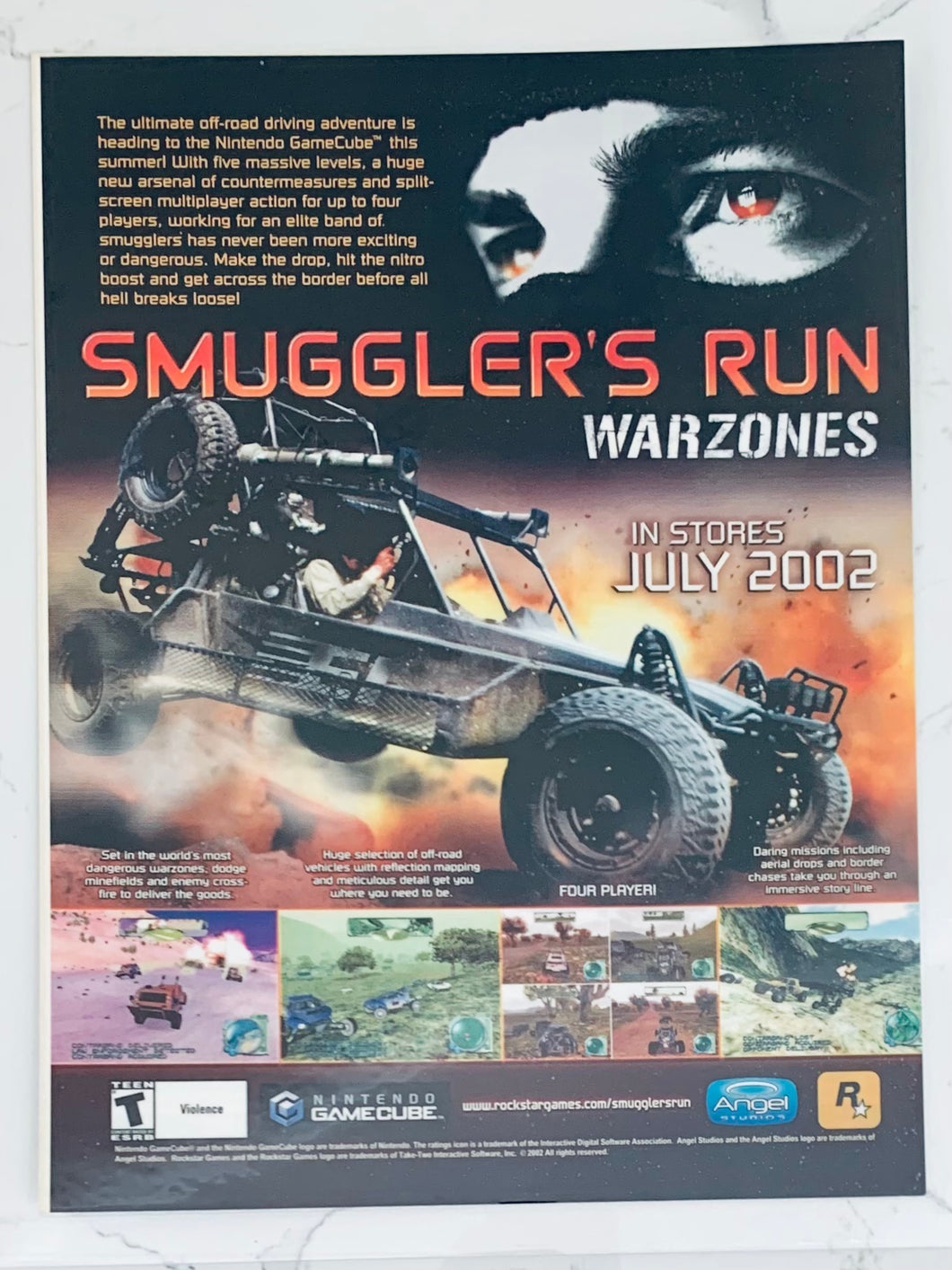 Smuggler’s Run Warzones - NGC - Original Vintage Advertisement - Print Ads - Laminated A4 Poster