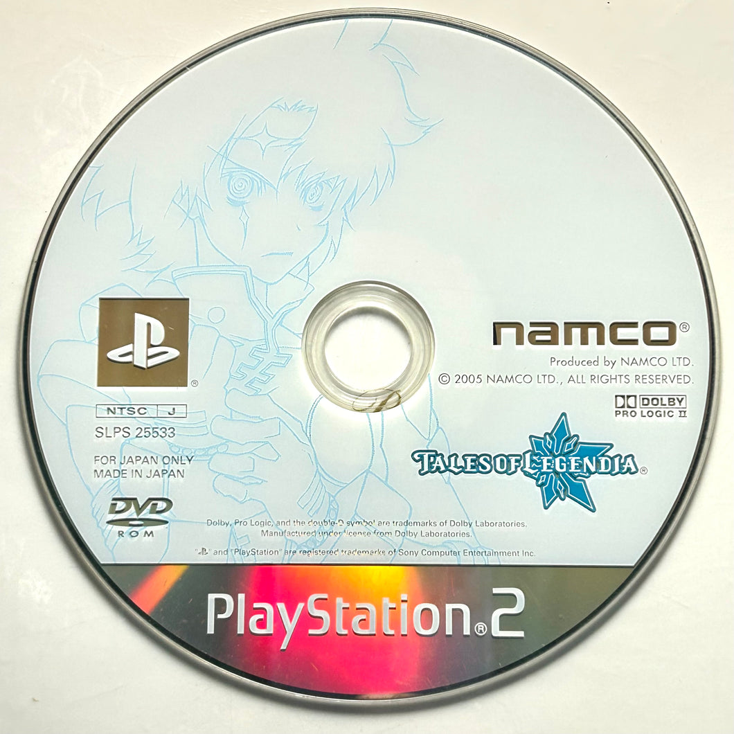Tales of Legendia - PlayStation 2 - PS2 / PSTwo / PS3 - NTSC-JP - Disc (SLPS-25533)