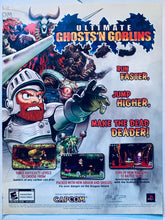 Cargar imagen en el visor de la galería, Ultimate Ghosts’n Goblins - PSP - Original Vintage Advertisement - Print Ads - Laminated A4 Poster
