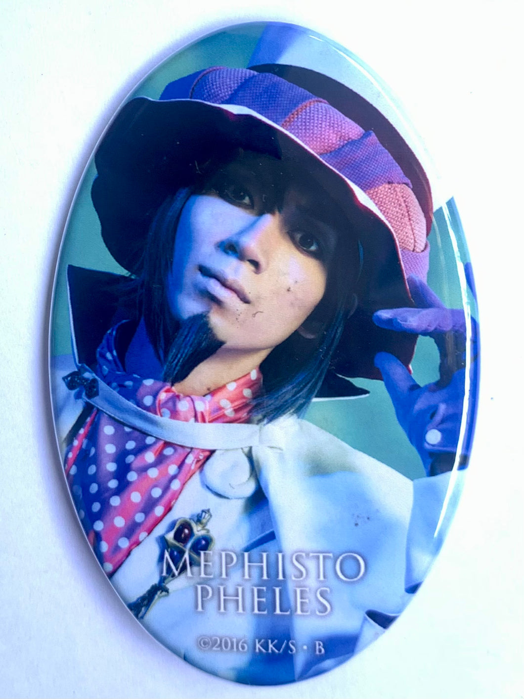 Stage Blue Exorcist - Taiyo Ayukawa (Mephisto Pheles) - Trading Can Badge - Kyoto Guren Edition