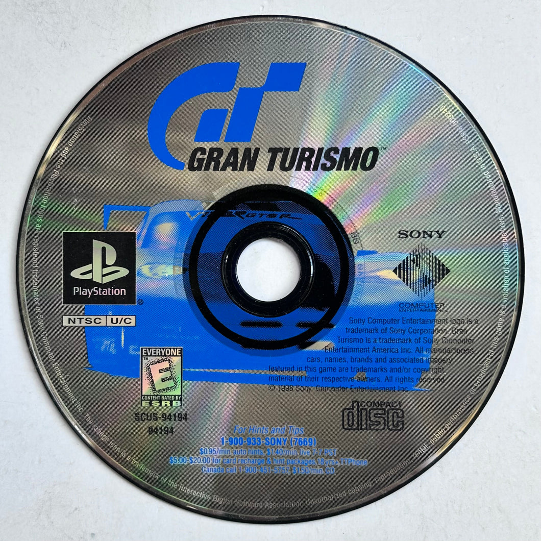 Gran Turismo - PlayStation - PS1 / PSOne / PS2 / PS3 - NTSC - Disc & Manual (SCUS-95194)