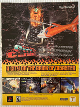 Cargar imagen en el visor de la galería, City Crisis - PS2 - Original Vintage Advertisement - Print Ads - Laminated A4 Poster
