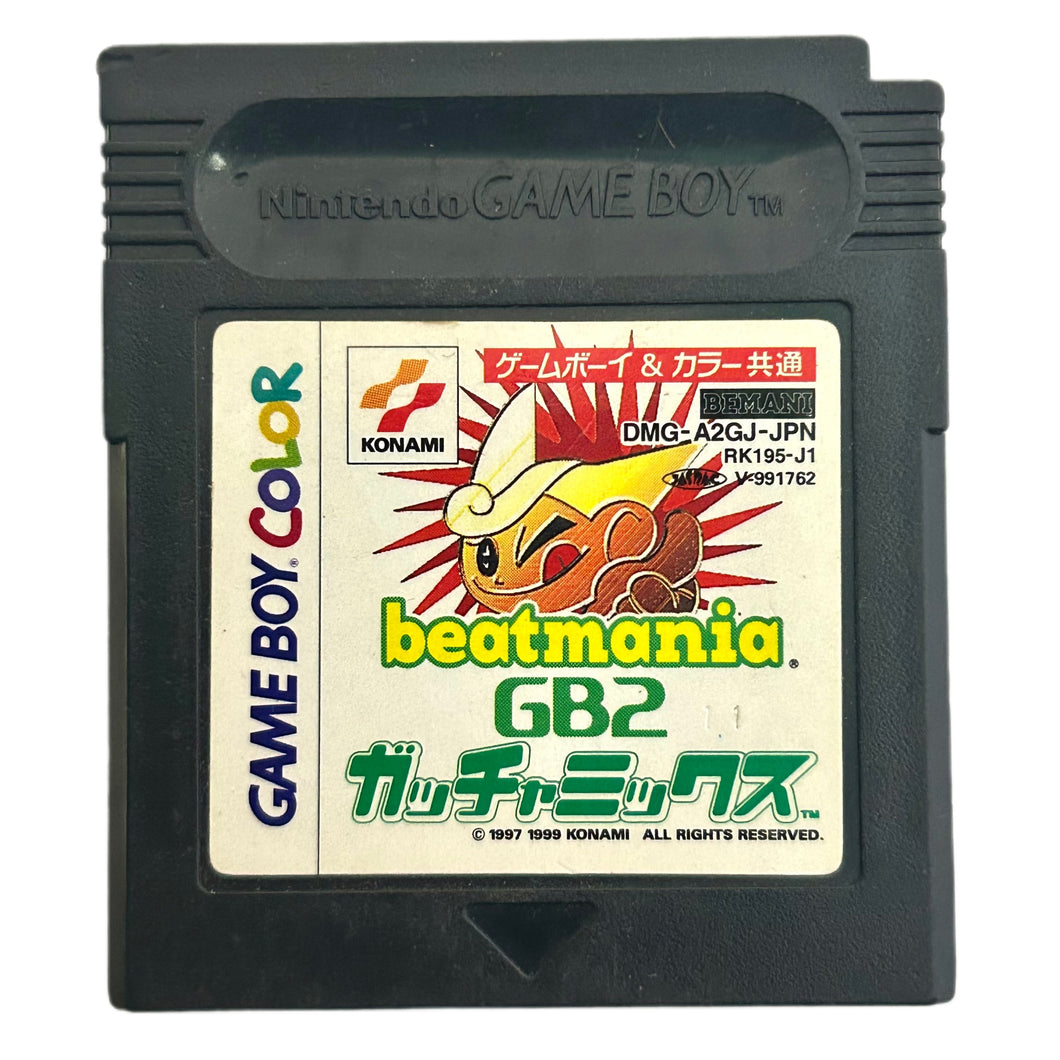 BeatMania GB2 GotchaMix - GameBoy Color - Game Boy - Pocket - GBC - JP - Cartridge (DMG-A2GJ-JPN)