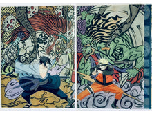 Cargar imagen en el visor de la galería, NARUTO - Naruto Uzumaki &amp; Sasuke Ichiha - Comic Book Cover - Natsukomi 2008 - Fujin Raijin ver.
