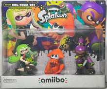 Load image into Gallery viewer, amiibo - Inkling Girl/Squid/Boy - Splatoon Series 3-Pack (Alt Colors) - Cuchiwaii
