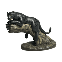 Load image into Gallery viewer, Black leopard - Trading Figure - Feline Animals - Cuchiwaii
