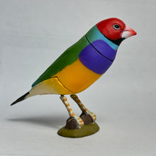Load image into Gallery viewer, Gouldian Finch (Red) - Trading Figure - Miniature - 042 P22-A - Cuchiwaii
