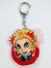 Cargar imagen en el visor de la galería, Kimetsu no Yaiba - Rengoku Kyoujurou - Acrylic Keychain - Wet Color Series
