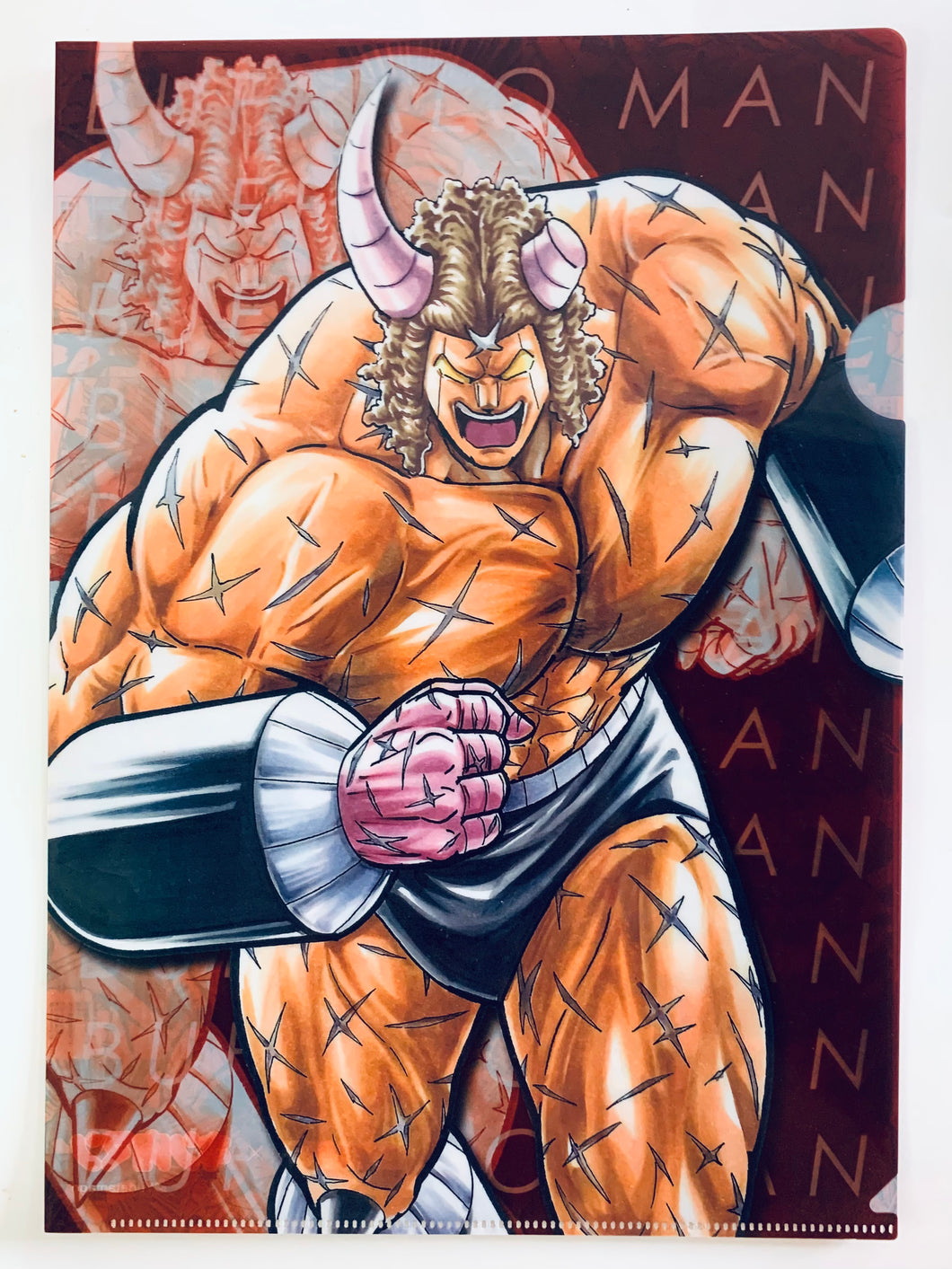 LOTTE x Kinnikuman - Buffalo Man - A4 Clear File - Part 1 Circle K Limited