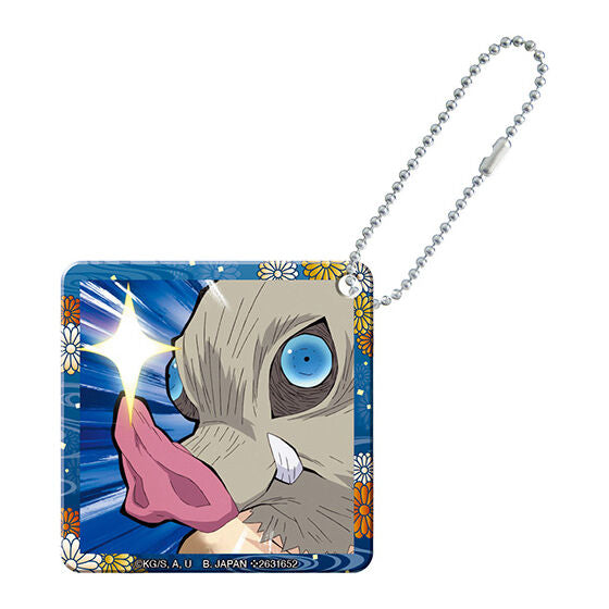 Kimetsu no Yaiba - Yuukaku-hen - Hashibira Inosuke - Capsule Square Meibamen Acrylic Charm (A)