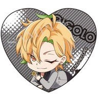 Hypnosis Mic -Division Rap Battle- - Aohitsugi Samatoki - HPMI Heart-Gata Rame Acrylic Badge vol.1