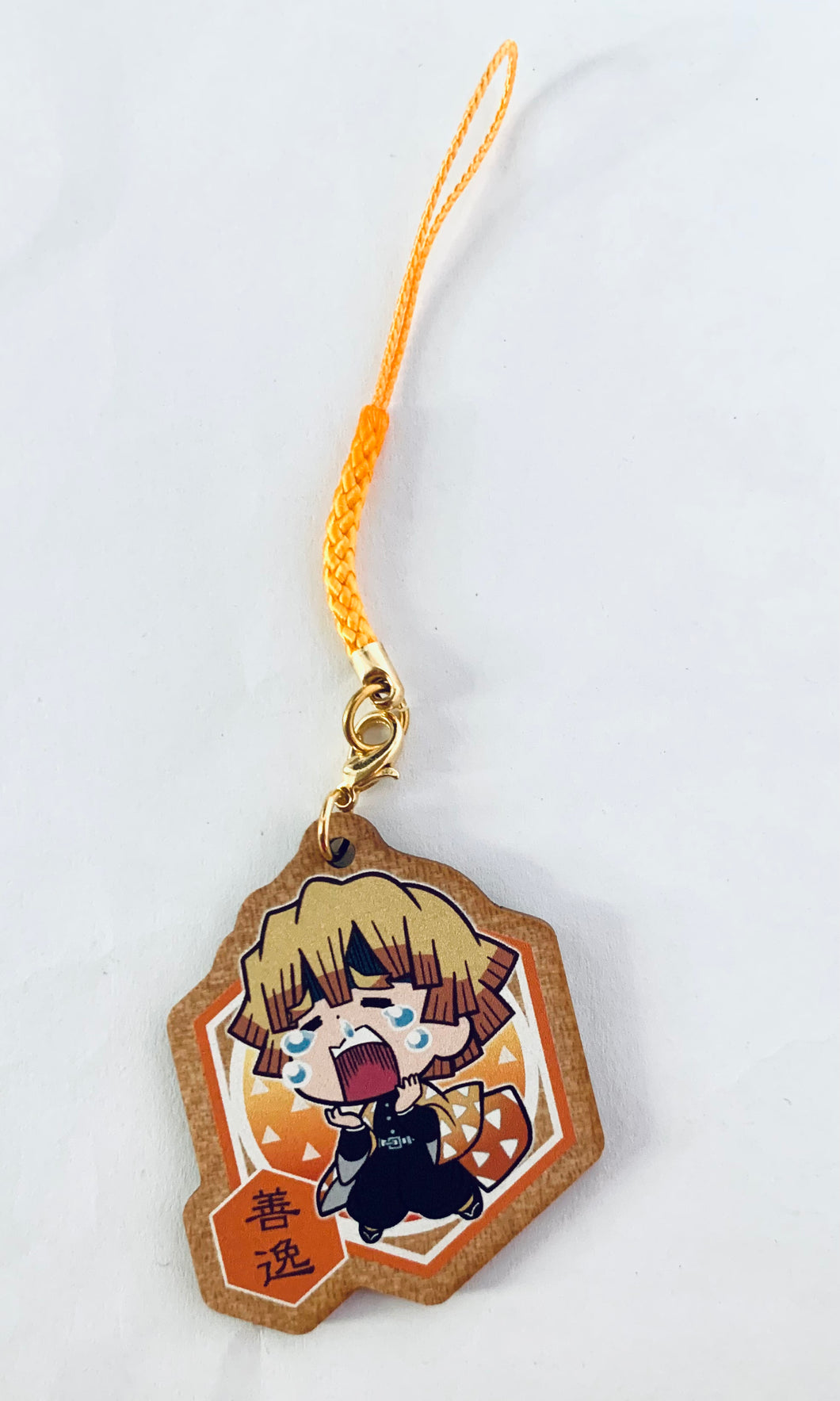 Kimetsu no Yaiba - Agatsuma Zenitsu - Demon Slayer Wooden Strap Vol. 2 - Netsuke