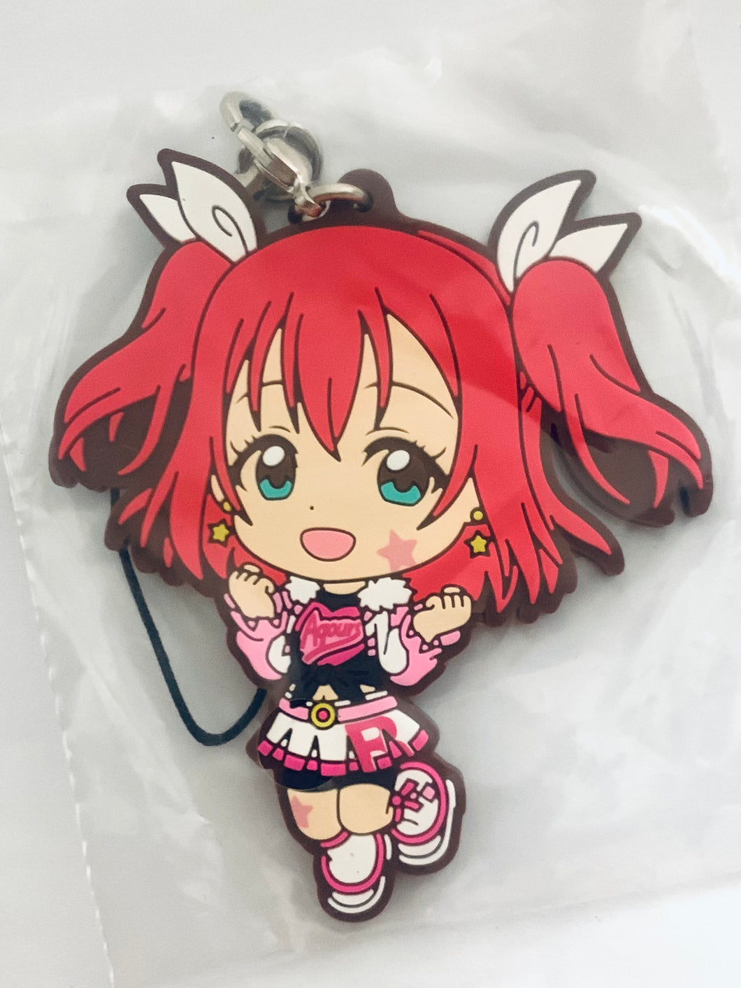 Love Live! Sunshine!! - Kurosawa Ruby - Ichiban Kuji -5th- - Kyun-Chara Illustrations - Rubber Strap - Miracle Wave ver.