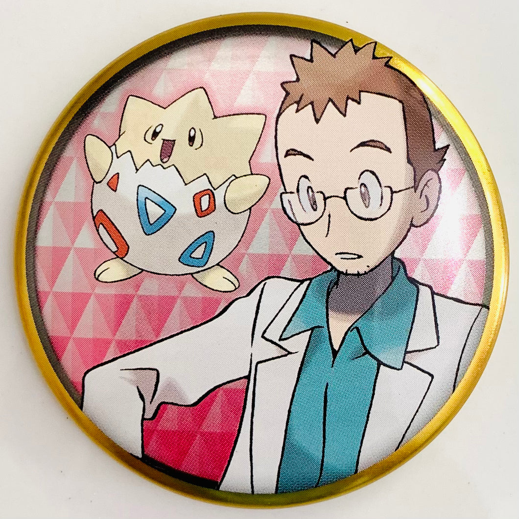 Pocket Monsters HeartGold / SoulSilver - Togepy - Utsugi Hakase - Pokémon Can Badge Collection ~ Johto Hen ~