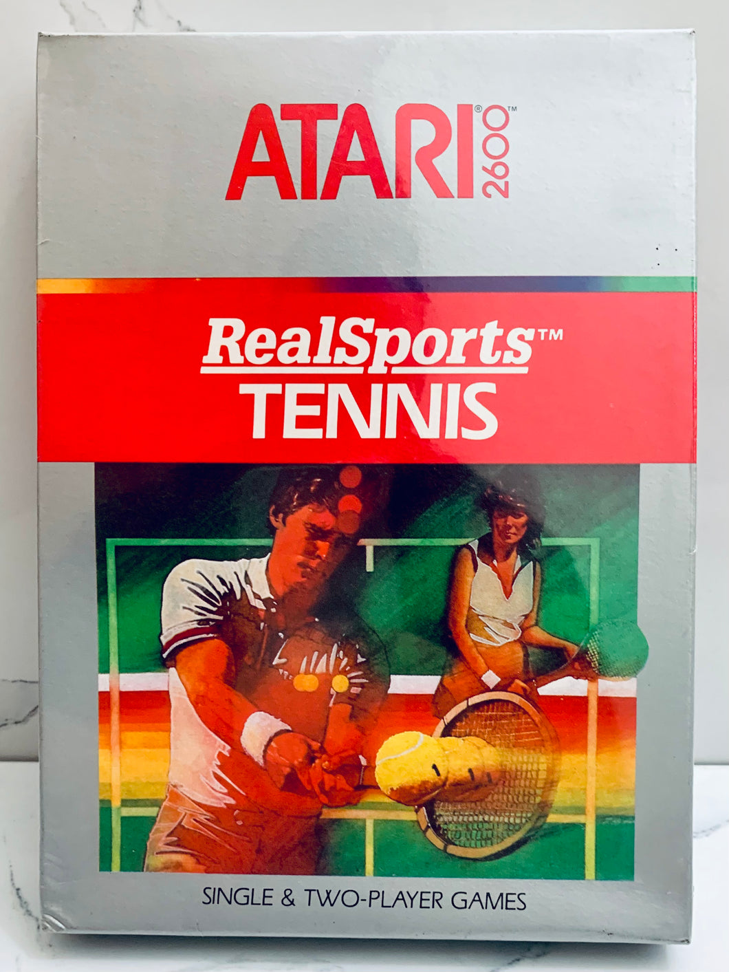 RealSports Tennis - Atari VCS 2600 - NTSC - Brand New