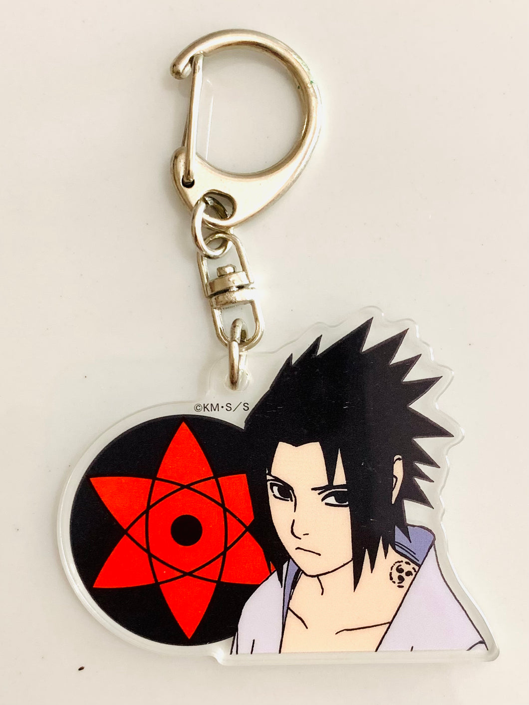 Naruto Shippuuden - Uchiha Sasuke - Acrylic Keychain - Serial Completion Commemoration Masashi Kishimoto NARUTO Exhibition