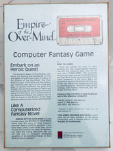 Cargar imagen en el visor de la galería, Empire of the Over-Mind - Atari 800/1200, Apple II, TRS-80 - Cassette - NTSC - Brand New
