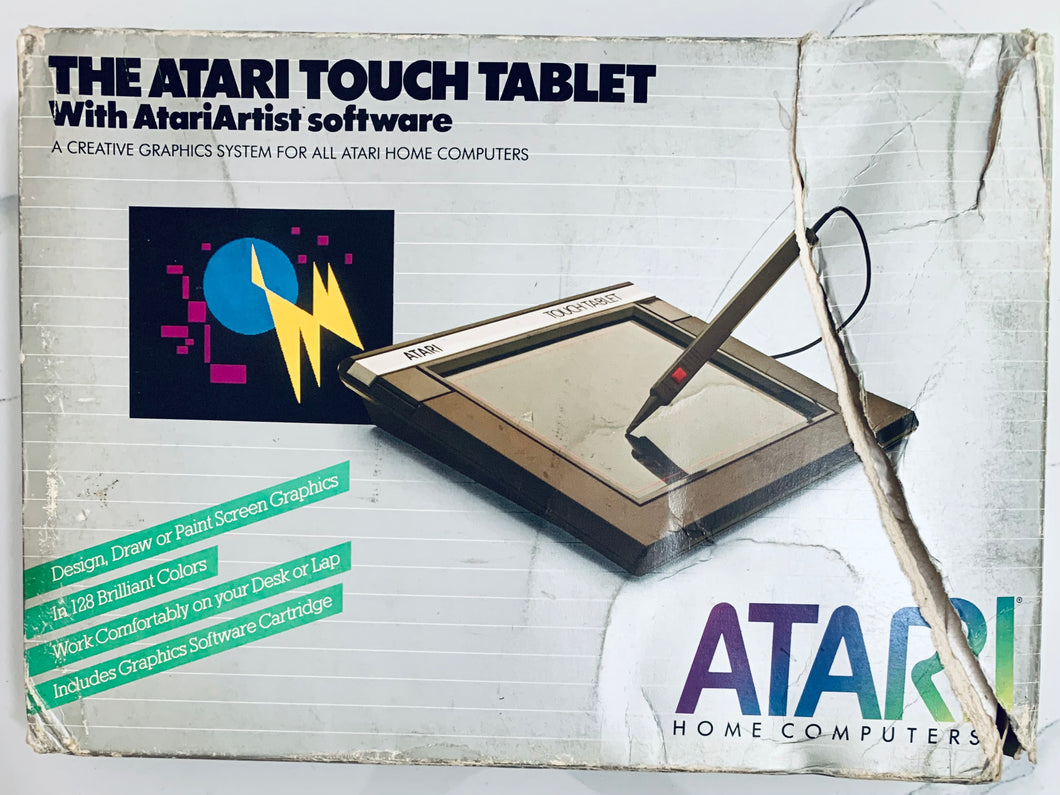 The Atari Touch Tablet with AtariArtist Software - Atari Home Computers - NTSC - CIB