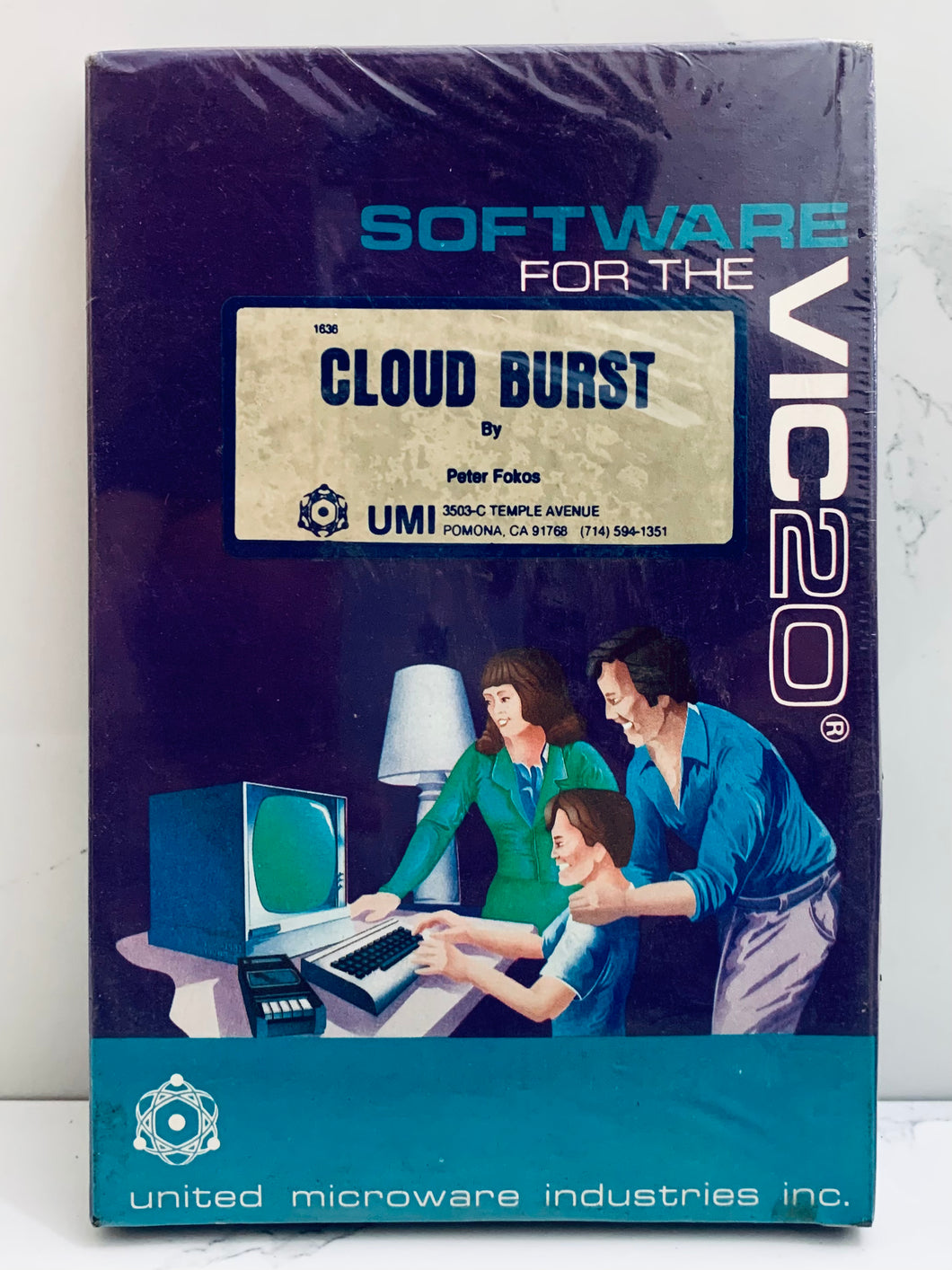 Cloud Burst - Commodore VIC-20 - Cartridge - NTSC - CIB
