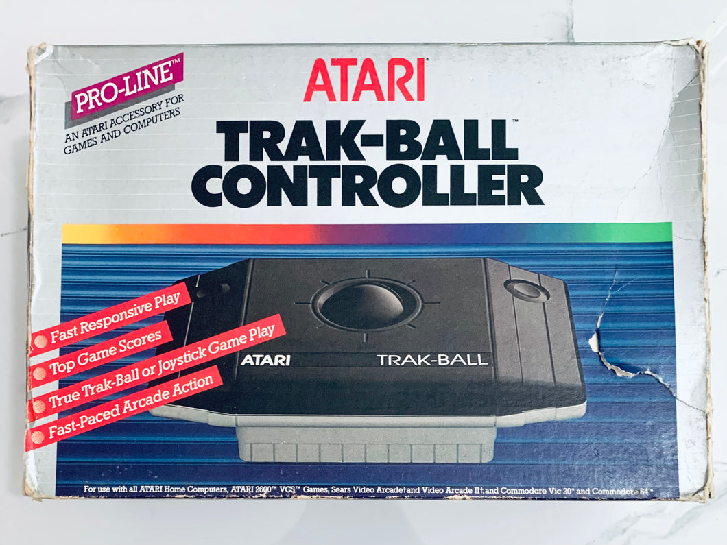 Trak-Ball Controller - Atari 2600 VCS - Atari Home Computers - C64 / VIC-20 - NTSC - CIB
