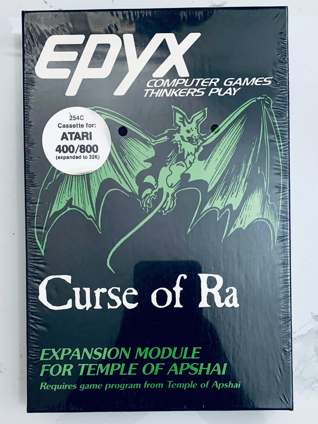 Dunjonquest Curse of Ra - Atari 400/800 - 32K Cassette - NTSC - Brand New