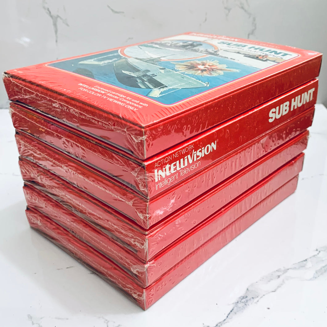 Sub Hunt - Mattel Intellivision - NTSC - Brand New - Gatefold ver. (Box of 6)