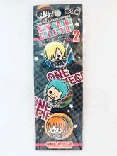 Load image into Gallery viewer, One Piece - Sanji, Zoro &amp; Nami - OP x Panson Works Can Badge Collection 2
