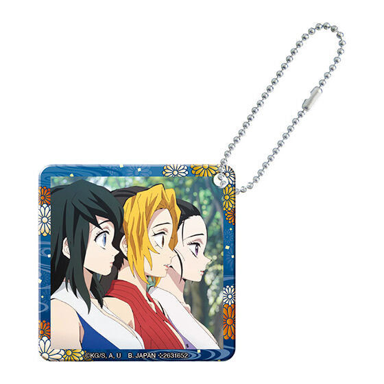 Kimetsu no Yaiba - Yuukaku-hen - Hinatsuru, Makio & Suma - Capsule Square - Capsule Square Meibamen Acrylic Charm