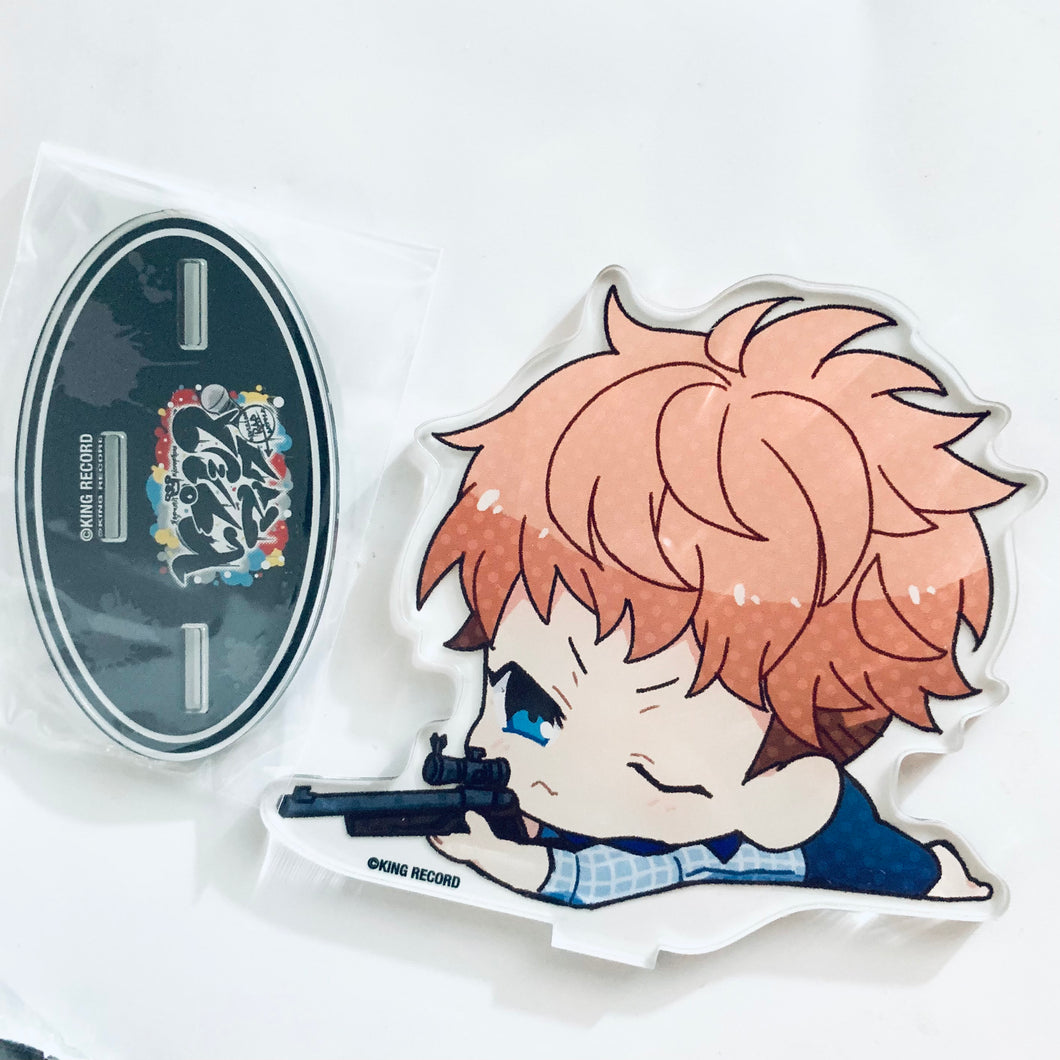 Hypnosis Mic -Division Rap Battle- - Busujima Mason Rio - Mini Character Acrylic Stand - HPMI x Collabo Cafe Honpo