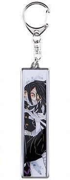 Kimetsu no Yaiba - Iguro Obanai - Demon Slayer: Gotouge Koyoharu Original Painting Exhibition Metal Keychain Collection